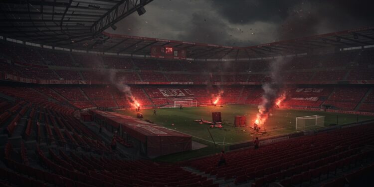 SM Caen : Relégation et Supporters Sanctionnés - Viral Mag Le SM Caen relégué en National voit sa tribune Borelli fermée après des incidents Découvrez limpact sur les supporters et le club Viral Mag