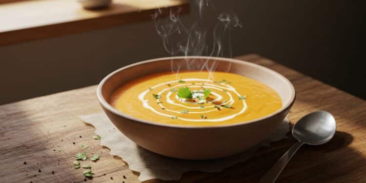 Découvrez une recette de soupe de carottes onctueuse rapide et healthy Parfaite pour lhiver elle allie saveur et bien être en 40 min    Viral Mag