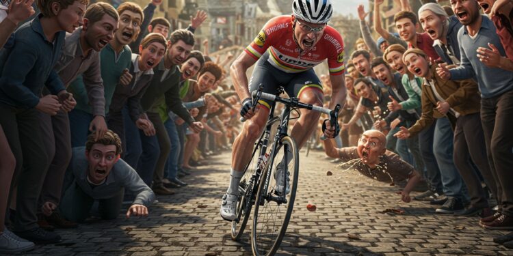 Un spectateur sanctionné pour un crachat sur un cycliste lors de lE3 Classic Pourquoi ces actes se multiplient ils  Découvrez les dessous de cette affaire   Viral Mag