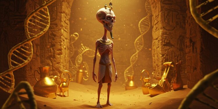 Toutânkhamon : Son Vrai Visage Dévoilé - Viral Mag Découvrez le vrai visage de Toutânkhamon grâce à lIA  un pharaon loin du masque dor marqué par la consanguinité et des traits uniques   Viral Mag