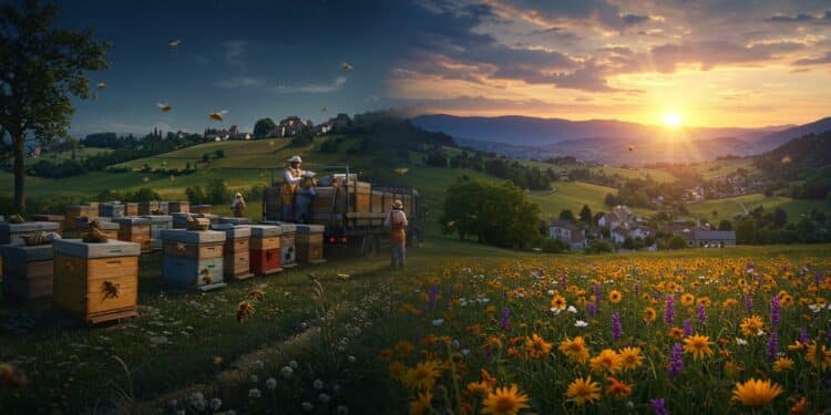 En Franche Comté les apiculteurs pratiquent la transhumance pour protéger leurs abeilles des aléas climatiques et assurer la production de miel Découvrez leur combat   Viral Mag