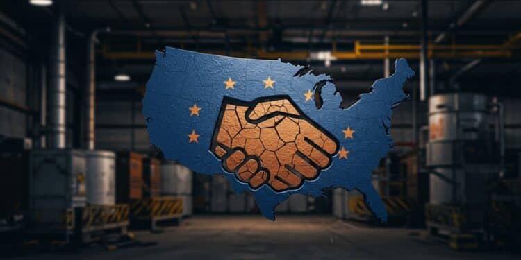 Trump juge lexemption de droits de lUE insuffisante Une taxe de 20 arrive mercredi LEurope ripostera t elle  Découvrez les enjeux    Viral Mag