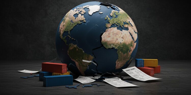 Trump Va-t-il Enterrer la Mondialisation pour de Bon ? - Viral Mag Trump menace la mondialisation avec ses taxes Relocalisation ou fin dun monde connecté  Découvrez lavenir incertain du commerce mondial    Viral Mag