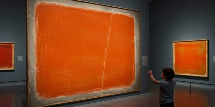 Un Enfant Abîme un Rothko : Que Vaut l’Art ? - Viral Mag Un enfant endommage un tableau de Mark Rothko à Rotterdam Découvrez limpact la restauration et les enjeux de la protection des œuvres dart Viral Mag