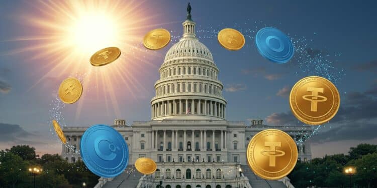 Un Été Brûlant pour la Législation Crypto - Viral Mag La législation crypto saccélère au Congrès américain Découvrez les enjeux des stablecoins et les prévisions pour un été décisif   Viral Mag