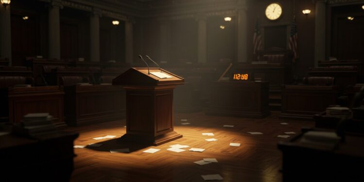 Un Sénateur Défie Trump : Marathon Historique au Sénat - Viral Mag Un sénateur démocrate parle sans relâche depuis lundi contre Trump Crise au Sénat découvrez son combat choc pour la démocratie Viral Mag