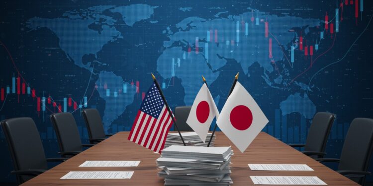 USA-Japon : Négociations Douanières, Enjeux Majeurs - Viral Mag Les USA et le Japon négocient sur les droits de douane Trump promet des progrès mais quels enjeux pour léconomie mondiale Découvrez les détails Viral Mag