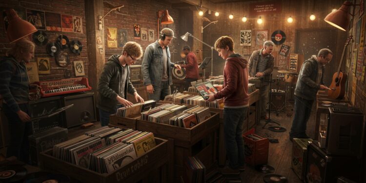 Vinyles et CD : La Passion Résiste au Numérique - Viral Mag La 23e convention Van Disc à Auvers sur Oise attire collectionneurs et jeunes fans de vinyles et CD Découvrez pourquoi ces supports résistent au streaming Viral Mag