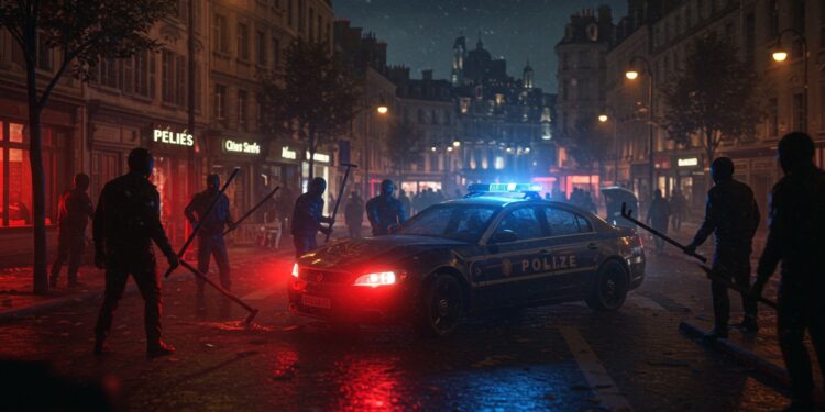 Une voiture de police attaquée par une vingtaine dindividus armés à Reims Enquête ouverte pour tentative dhomicide Découvrez les détails de cet incident   Viral Mag