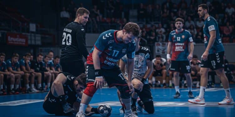 Yanis Lenne : Drame et Solidarité sur le Terrain - Viral Mag Grave blessure de Yanis Lenne en handball  rupture du tendon dAchille Découvrez son parcours lélan de solidarité et limpact sur sa carrière   Viral Mag