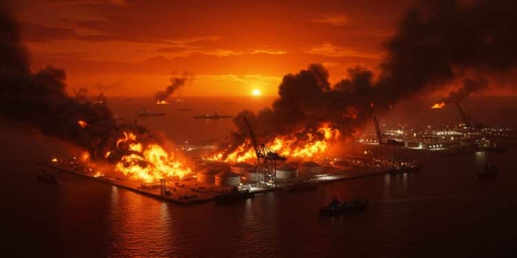 Yémen : Frappes Américaines sur un Port Pétrolier - Viral Mag Frappes américaines au Yémen  38 morts à Ras Issa Découvrez les enjeux économiques et géopolitiques de ce conflit en mer Rouge   Viral Mag