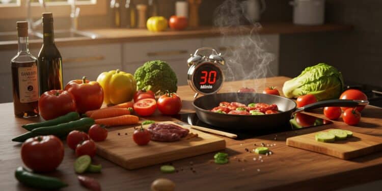 20 recettes de dîners prêts en 30 minutes savoureuses et simples Parfaites pour les soirs pressés découvrez des plats sains et gourmands    Viral Mag