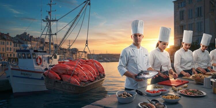 400 Kilos de Thon Rouge Saisis à Marseille : Une Seconde Vie - Viral Mag 400 kg de thon rouge illégal saisis à Marseille donnés à un lycée hôtelier Découvrez comment cette saisie devient une opportunité éducative unique Viral Mag