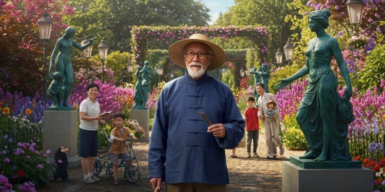 Alain Brieu : Sculpteur Français Star en Chine - Viral Mag Alain Brieu sculpteur normand devient célèbre en Chine grâce à une téléréalité culinaire Découvrez son parcours et son succès à Giverny Viral Mag