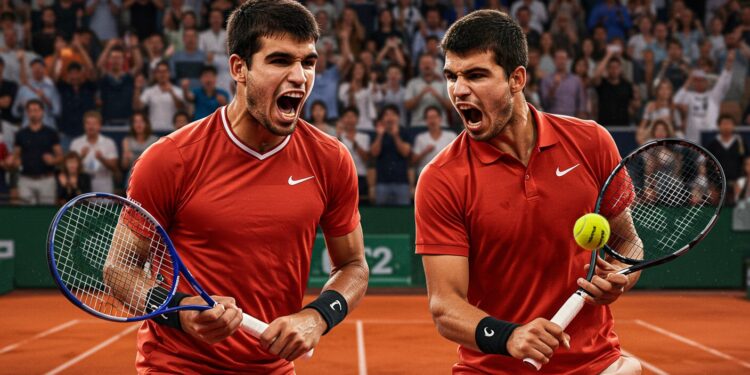 Alcaraz-Sinner : Une Rivalité Épique à Roland-Garros - Viral Mag Carlos Alcaraz encense sa rivalité avec Jannik Sinner avant Roland Garros 2025 Découvrez leur duel tactique et intense qui captive les fans de tennis Viral Mag