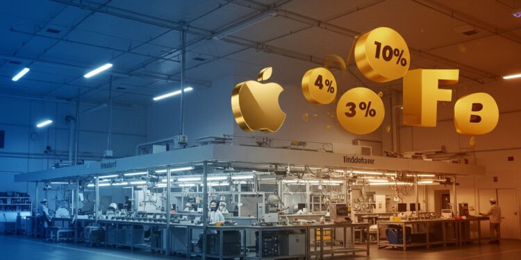 Apple Délocalise Ses iPhones : L’Inde en Première Ligne - Viral Mag Apple transfère la production diPhones en Inde pour contourner les droits de douane Découvrez les enjeux économiques et stratégiques de ce virage   Viral Mag