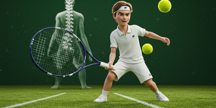 Arthur Fils n°1 français souffre dune fracture de fatigue au dos Sa participation à Wimbledon 2025 est incertaine Découvrez son parcours et les enjeux   Viral Mag