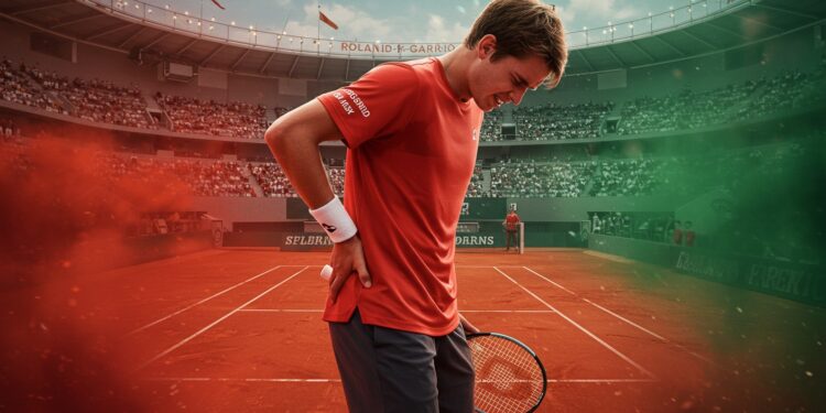 Arthur Fils Forfait à Roland-Garros : Fin de Parcours - Viral Mag Arthur Fils blessé abandonne Roland Garros 2025 avant le 3e tour Découvrez les raisons les impacts et lavenir du tennis français Viral Mag