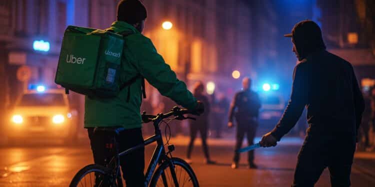 Attaque au Couteau à Caen : Un Livreur Uber Eats Blessé - Viral Mag Un livreur Uber Eats attaqué à Caen par un Afghan avec un couteau à huîtres La justice face à un dilemme  prison ou contrôle judiciaire    Viral Mag