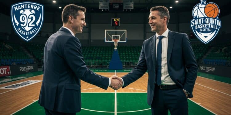 Basket : Nanterre et Saint-Quentin, Jeu de Chaises Musicales - Viral Mag Changement de coaches entre Nanterre et Saint Quentin Julien Mahé et Philippe Da Silva échangent leurs bancs Découvrez les dessous de ce mercato Viral Mag