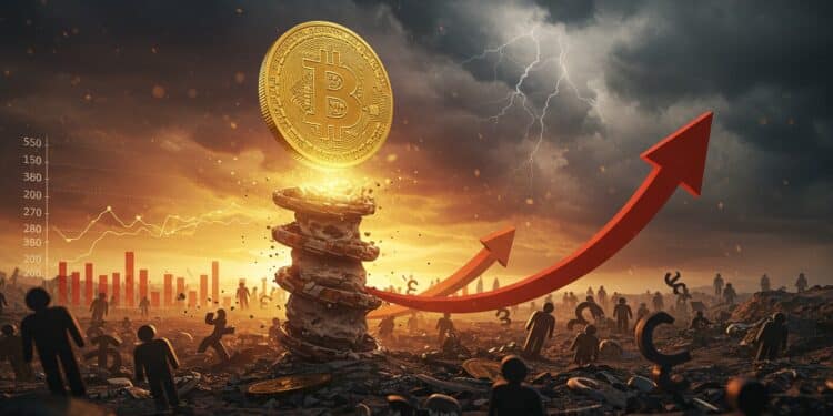 Bitcoin et Estanflación : Une Hausse en Vue ? - Viral Mag Bitcoin face à lestanflation  la Fed alerte sur inflation et chômage Analyse des impacts et opportunités pour la cryptomonnaie   Viral Mag