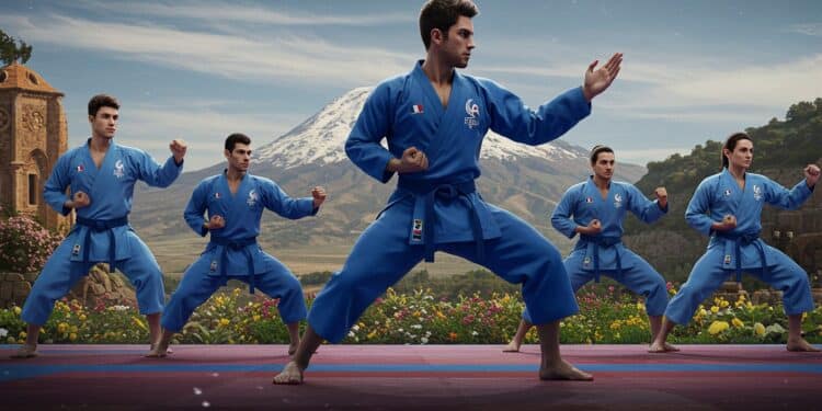 Bleus Brillent Aux Championnats D’Europe De Karaté - Viral Mag Les équipes de France de karaté décrochent le bronze en kata aux Championnats dEurope Découvrez leurs exploits et les médailles à venir Viral Mag