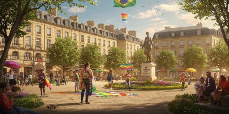 Bordeaux Honore une Activiste LGBTQIA+ Brésilienne - Viral Mag Bordeaux renomme une place pour Marielle Franco activiste LGBTQIA+ assassinée Découvrez son combat pour légalité et lhommage vibrant rendu par la ville Viral Mag