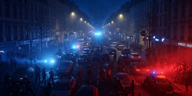 Bordeaux : Rodéo Sauvage Stoppé par la Police - Viral Mag Un rodéo urbain à Bordeaux réunit 500 voitures et 3000 personnes La police intervient avec des grenades lacrymogènes Découvrez les détails de cet événement troublant Viral Mag