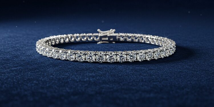Découvrez lhistoire et le charme du bracelet tennis bijou iconique mêlant élégance et savoir faire Un classique qui séduit toutes les générations   Viral Mag