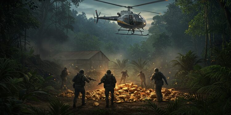 Braquages de Mines d’Or en Guyane : Le GIGN en Action - Viral Mag Deux mines dor légales en Guyane braquées à main armée Le GIGN déployé pour sécuriser les sites Enquête sur ce phénomène en hausse Viral Mag