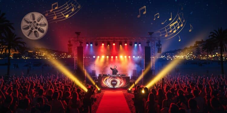 Le Festival de Cannes 2025 vibre au son de la musique  Concerts DJs et films musicaux électrisent la Croisette Découvrez cet univers où cinéma et mélodies sentrelacent   Viral Mag