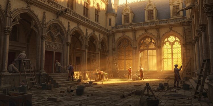 Chantier d’Écouen : Renaissance d’un Château - Viral Mag Restauration du château dÉcouen 20 métiers unissent leurs savoir faire pour redonner vie à ce joyau du XVIe siècle avant son 50e anniversaire Viral Mag