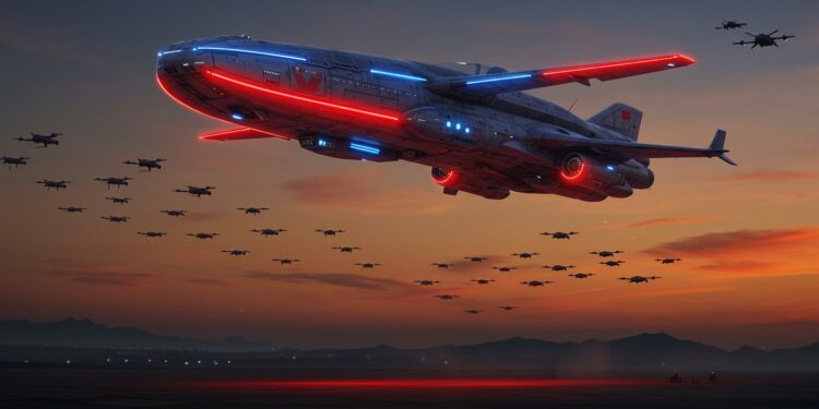 Le Jiutian SS UAV vaisseau mère de drones chinois révolutionne larmement aérien Découvrez ses capacités et son impact géopolitique   Viral Mag