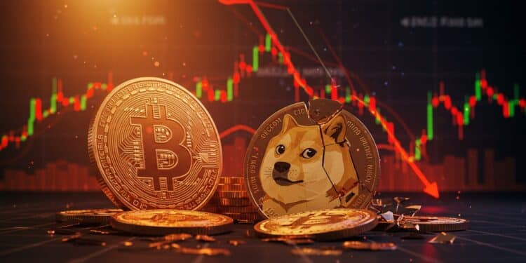 Chute du Bitcoin : 500M$ Liquidés, Dogecoin Plonge - Viral Mag La chute du Bitcoin entraîne 500M$ de liquidations Dogecoin perd 7 Découvrez les causes impacts et perspectives pour les cryptomonnaies Viral Mag