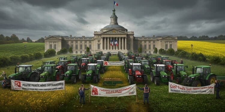 Colère Agricole : 200 Tracteurs à l’Assemblée - Viral Mag Agriculteurs en colère 200 tracteurs devant lAssemblée nationale pour défendre une loi clé Découvrez les enjeux et tensions autour des pesticides Viral Mag