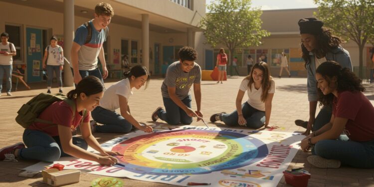 Collégiens Contre LGBTphobies : Une Initiative Inspirante - Viral Mag À Vaux le Pénil des collégiens sunissent contre les LGBTphobies avec des ateliers créatifs prônant respect et tolérance Une démarche éducative marquante Viral Mag