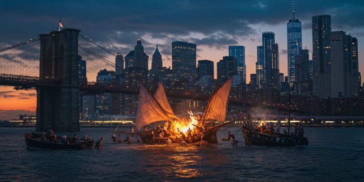 Collision Mortelle : Voilier Percute Pont Brooklyn - Viral Mag Un voilier mexicain heurte le pont de Brooklyn causant deux morts et 19 blessés Enquête ouverte Découvrez les détails de ce drame spectaculaire Viral Mag