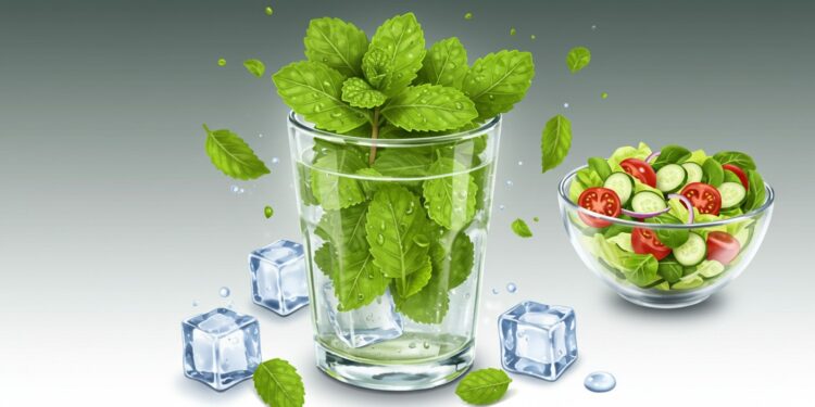 Apprenez à conserver la menthe fraîche jusquà 6 mois avec des astuces simples  sur le comptoir au frigo ou au congélateur Recettes incluses    Viral Mag