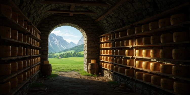 Comté Affiné Dans Des Forts Militaires - Viral Mag Un producteur de Comté transforme un fort militaire en cave daffinage Découvrez cette innovation unique dans le Jura mêlant histoire et gastronomie Viral Mag