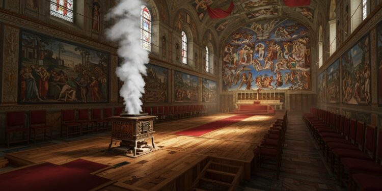 Conclave 2025 : Les Secrets de la Chapelle Sixtine - Viral Mag Plongez dans les préparatifs du conclave 2025 découvrez comment la chapelle Sixtine se transforme pour élire le nouveau pape Viral Mag