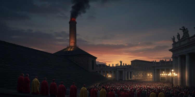 Conclave 2025 : Pas de Pape Après le Premier Tour - Viral Mag Fumée noire au Vatican  le conclave 2025 na pas désigné de pape au premier tour Découvrez les enjeux favoris et secrets de cette élection historique   Viral Mag