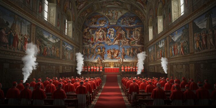 Conclave : Les Secrets de l’Élection Papale - Viral Mag Découvrez les coulisses du conclave 2025 où 133 cardinaux élisent le nouveau pape dans la chapelle Sixtine entre alliances et rituels Viral Mag