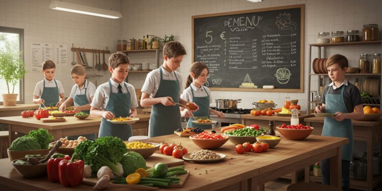 Concours Culinaire : Collégiens Cuisinent pour 5 Euros - Viral Mag 56 collégiens de lEure relèvent le défi un menu à 5 euros avec produits locaux Découvrez ce concours qui promeut goût et métiers de la cuisine Viral Mag