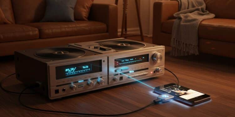 Connecter Son Téléphone À Une Chaîne Hi-Fi Ancienne - Viral Mag Apprenez à connecter votre smartphone à une vieille chaîne hi fi pour un son de qualité Solutions simples conseils pratiques et astuces pour audiophiles Viral Mag