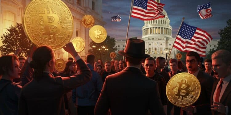 Les démocrates veulent interdire la crypto aux politiciens tandis que des manifestations éclatent devant un gala de memecoins Découvrez ce conflit brûlant    Viral Mag