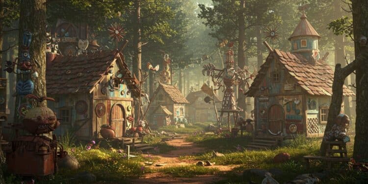 Découvrez la Maison Unique de Chomo à Fontainebleau - Viral Mag Plongez dans lunivers fascinant de Chomo artiste ermite et explorez son Village dart préludien un lieu hors du temps en forêt de Fontainebleau Viral Mag