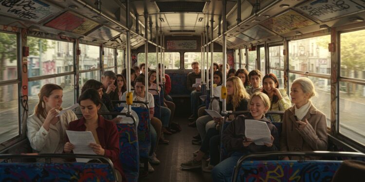 Dictée en Bus : Promouvoir le Respect - Viral Mag Une dictée itinérante en bus sensibilise au respect dans les transports en commun du Val dOise aux Yvelines Découvrez cette initiative originale    Viral Mag