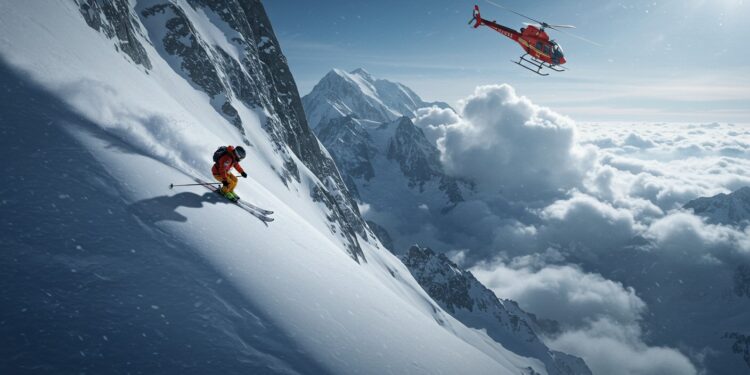 Drame au Mont-Blanc : Skieur Tué dans Chute - Viral Mag Un skieur de pente raide perd la vie après une chute de 300 m au Mont Blanc Découvrez les dangers de cette discipline extrême et les secours en haute montagne Viral Mag