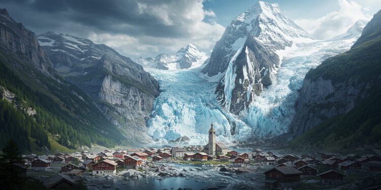 Éboulement Glaciaire : Un Village Suisse Dévasté - Viral Mag Un village suisse ravagé par un éboulement glaciaire Découvrez les causes les impacts et les enjeux climatiques de cette catastrophe naturelle Viral Mag