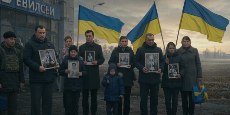 Échanges de Prisonniers : Retrouvailles Émouvantes en Ukraine - Viral Mag Des familles ukrainiennes retrouvent leurs proches libérés lors dun échange de prisonniers avec la Russie Découvrez les émotions et enjeux de cet accord historique Viral Mag